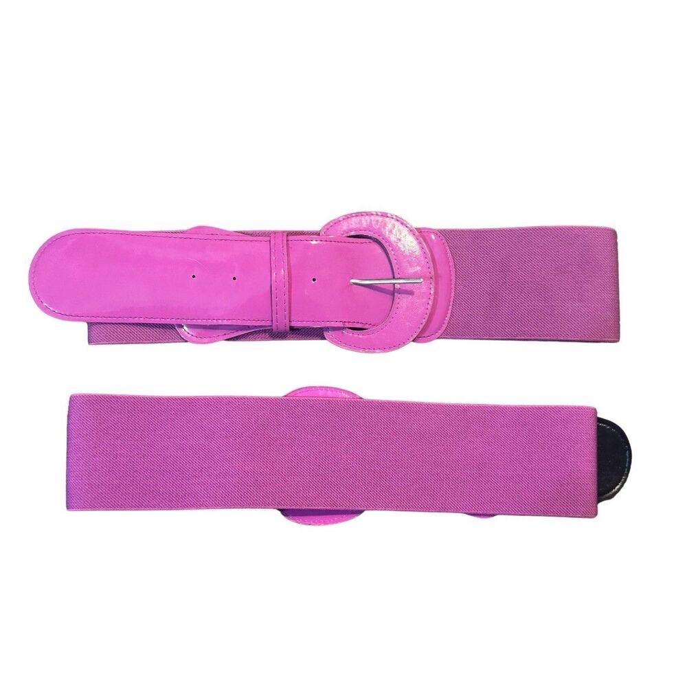 Neon Purple Retro 50s 80s Style Kitschy Rockabilly Pin Up Cinch Waist Belt S M L